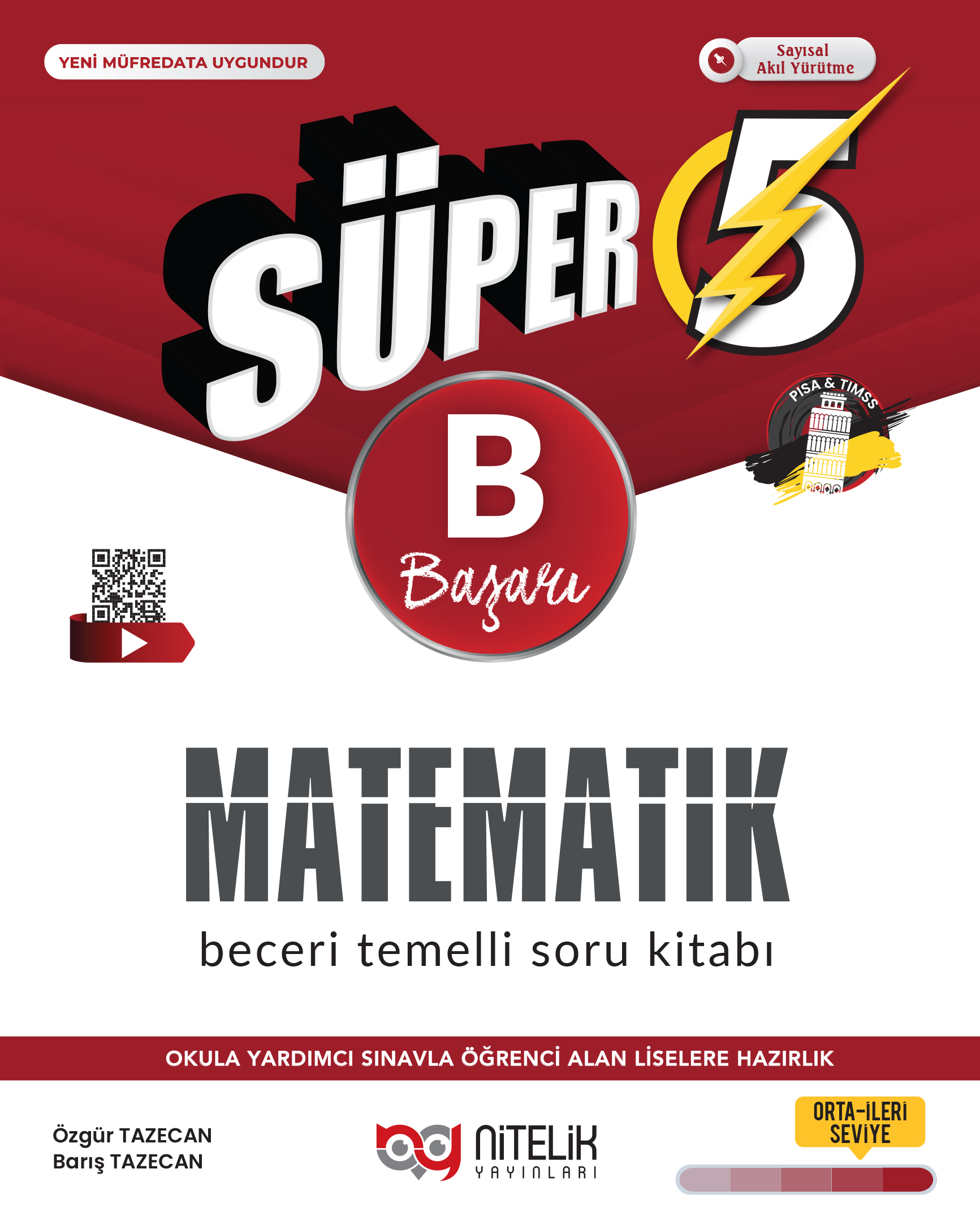 Süper 5. Sınıf Matematik Yeni Nesil Soru Kitabı kapak görseli